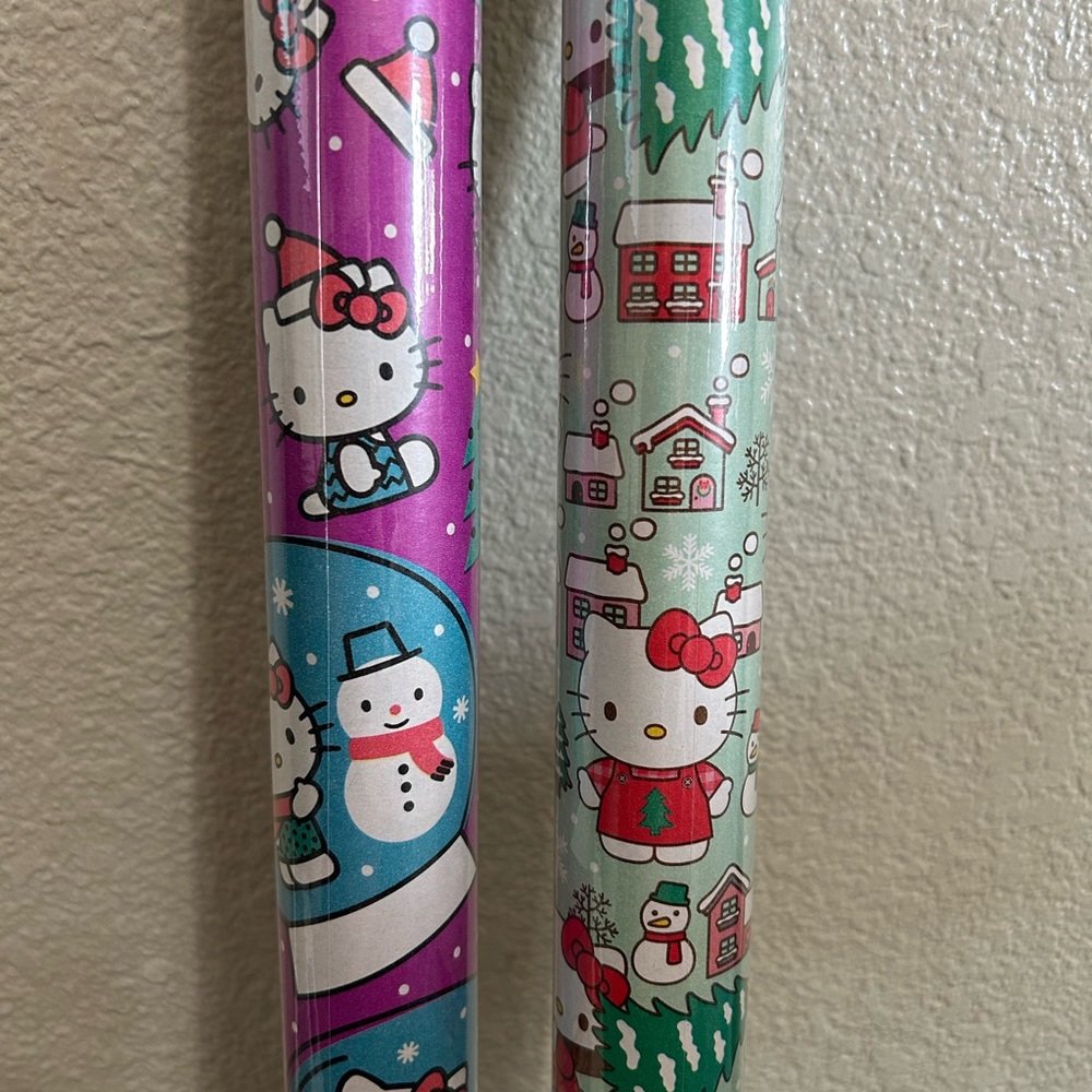 hello kitty christmas wrapping paper